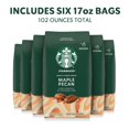 thumbnail image 3 of (6 pack) Starbucks Maple Pecan, Ground Coffee, Flavored Roast Hot or Iced Coffee, 17 oz, 3 of 13