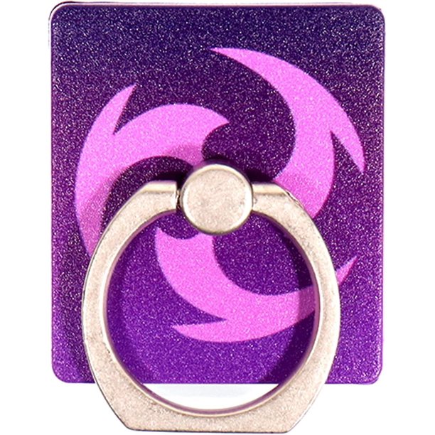 Soporte para anillo de teléfono Genshin Impact Vision. Soporte para teléfono estilo elemento/personaje. Soporte de adorno Genshin para fanáticos. (electro) electro -