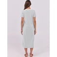 thumbnail image 4 of Vestido ANRABESS casual de verano de manga corta a media pierna para mujer, 4 of 6