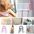 thumbnail image 2 of 5 Yard Tassel Ribbon Pom Pom DIY Garment Sewing Accessories (White) 4 Pcs, 2 of 5