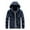 Blue, variant on Fesfesfes Men's Waterproof Jacket Dirt-proof Wind-proof Outerwear Tear-resistant Zipper Casual Warm Jacket Under $10