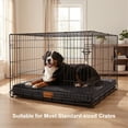 thumbnail image 6 of Exclusivo Mezcla Medium Dog Bed with Removable and Washable Cover 36"x24", Orthopedic Pet Bed for Crates, Non-Slip Bottom and Waterproof Liner, Black, 6 of 10