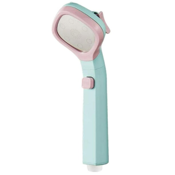Ducha portátil de mano con ahorro de agua, multifuncional y resistente al desgaste. rosado