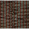 thumbnail image 4 of oneOone Organic Cotton Poplin Twill Fabric Dot & Chevron Block Print Fabric BTY 42 Inch Wide, 4 of 4