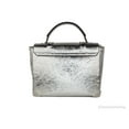 thumbnail image 2 of Michael Kors Women's Leather Satchel Handbag with Zipper, Off-White, 2 of 5