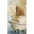 thumbnail image 2 of Pinto, Patricia 15x24 White Modern Wood Framed Museum Art Print Titled - Bathroom and Ornaments I, 2 of 4