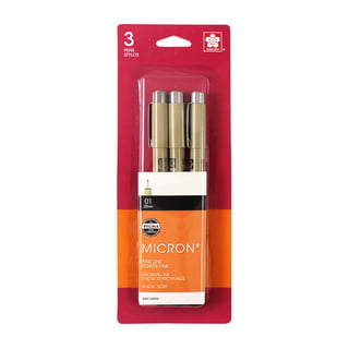 Art-n-Fly Sepia Fineliner Pens with Archival Ink - Fine Tip Inking Pens  Pack of 6
