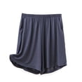 thumbnail image 4 of Ozmmyan Womens High Waist Yoga Shorts Cotton Blended Solid Color Casual Shorts with Soft and Comfortable Pocket Sleepwear Shorts Spring/Summer Casual Home Furnishings, 4 of 4
