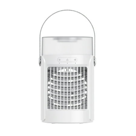 

XunRui Air Cooler Portable Air Conditioners Quiet Evaporative Air Cooler With 3 Speeds 7 Colors Night Light Fan For Personal Space Lightweight Portable Mini Air Conditioner For Room Bedroom And