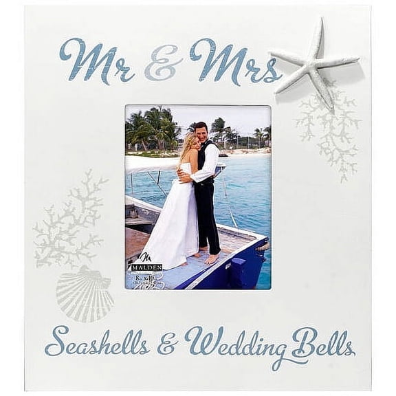 MR and MRS SEASHELLS 8x10 frame by Malden - 8x10