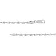 thumbnail image 3 of 14K White Gold Women's 24"2.70mm Diamond Cut Rope Chain Necklace, 3 of 4