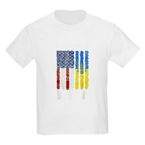 CafePress - Ukrainian Lover I Stand With Ukraine T Shirt - Light T-Shirt Kids XS-XL