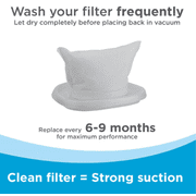 BLACK+DECKER Replacement Hand Vacuum Filter, HNVCF10