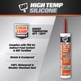 thumbnail image 2 of Sellador de silicona DAP High Temp 100% RTV 300 ml rojo, 2 of 6