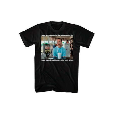 - Napoleon Dynamite Comedy Movie Kip Chat Online Serious Adult T-Shirt Tee