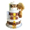 Cuddly Lion Mini Diaper Cake