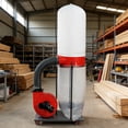 thumbnail image 4 of EDTara Horizontal Woodworking Dust Collector, Compact and Mobile With Collection Bag, Perfect for Efficient Dust Collection In Home or Professional Workshops, 4 of 7