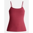 thumbnail image 5 of No Boundaries Cropped Cami Top with Shelf Bra, Women's XXS-XXL, 5 of 5