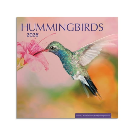 DaySpring Monthly Calendar (12"x12") Hummingbirds12 Month Jan 2026-Dec 2026