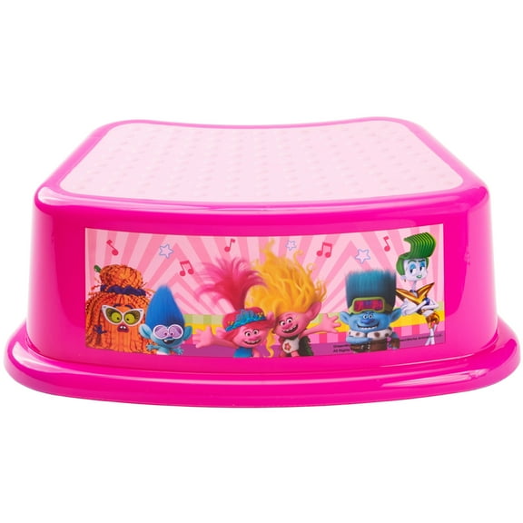 Trolls Step Stool, Pink