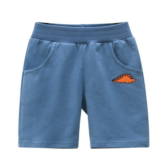 Ketyyh-chn99 Boys Basketball Shorts Newborn Baby Girls Boys Pants Cotton Linen Blend Cute Floral Shorts Blue,6 Years