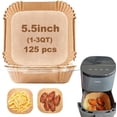 thumbnail image 1 of czcpp-Mutvle Petits Doublures pour Friteuse à Air Chaud Cosori 2.1qt, Mini Doublures Jetables pour Friteuse à Air, 5.5 Pouces, 125 Feuilles, 1 of 4