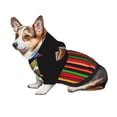 thumbnail image 7 of Fotbe Chameleon Panther On Colored Pencils Print Small Dog Sweater Hoodies Pet Grey Hooded Soft Fleece Sweatshirts with Pocket Fall Winter Puppy Cat Sweaters Warm Clothes-Medium, 7 of 7