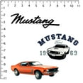 thumbnail image 2 of Ford Mustang Vinyl Large Deluxe Stickers Variety Pack - Laptop, Water Bottle, Scrapbooking, Tablet, Skateboard, Indoor/Outdoor - Set of 12, 2 of 6
