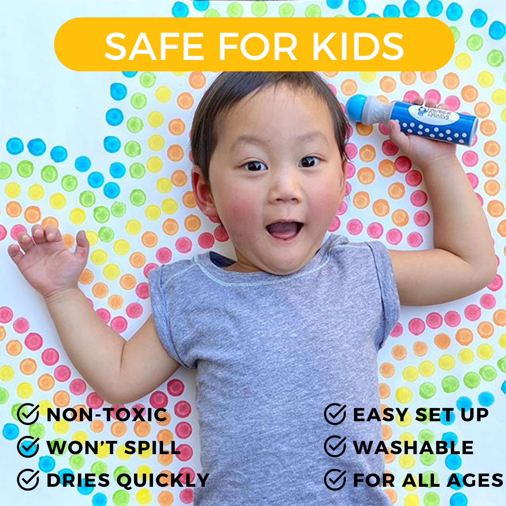  Washable Glitter Dot Markers, 6 Pack For Kids, Preschool  Children Arts Crafts Supplies Kit, Kindergarten Toddler Art Activities Gift  Set, Holiday Bingo Dabbers Dobbers, Dauber Dawgs : Toys & Games