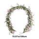 thumbnail image 3 of Vides de flor de gypsophila púrpura simulada de rattan, enredaderas decorativas de flores falsas para tuberías de acondicionamiento, techo de salón, rattan de eucalipto retorcido de plástico, 3 of 6