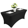 thumbnail image 1 of Nappe de Table Extensible pour Table de 8 Pieds, Nappe de Cocktail pour Fête Buffet de Mariage Lavable en Machine96 * 30 * 30 * 30 Pouces, 1 of 7