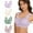 4 PCS-Purple/Beige/Green/Pink, variant on 4 Pack/5 Pack Womens Comfort Lightweight Wireless Bras Posture Correcting Bra Plus Size Full Coverage Soft Everyday Bra