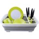 thumbnail image 4 of ZhildChen Estante plegable para secar platos, organizador portátil para escurridor de vajilla para cocina, caravanas, remolques de viaje, bandeja de almacenamiento de cocina para ahorrar espacio (con, 4 of 5