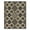 Black, Pattern 1, variant on ODIKA 4'x6' Machine Washable Non-Slip Area Rug, Aztec Black High Traffic Rug, Black, 949566