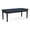 Castillo Batik, variant on Lesro Lenox Steel Polyurethane 2-Seat Waiting Room Guest Bench in Black/Castillo Batik Blue