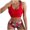 Red, variant on Aayomet High Waisted Bikini Push-Up Swimsuit Women Brazilian Bandage Bikini Set Swimwear Bandeau Beachwear Swimwears Tankinis,Yellow S