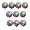 thumbnail image 1 of Linyer 10 Pack Birthday Balloons Gradient 4D Stereo House Balloon Room Decorations Kit 22 Inch Arrangement Photo Props Party Colorful, 1 of 1