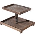 thumbnail image 1 of Bandeja escalonada tipo granja Yalikop de madera rústica de 2 niveles, 1 of 7