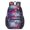 Purple Yellow Blue Butterfly Pattern, variant on Butterfly Red Pattern Heart Pattern 17" Waterproof Oxford School Backpacks for Teens, S-Shape Padded Straps, for School, Travel, Hiking, Camping