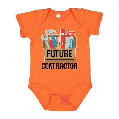 

Inktastic Construction Future Contractor Gift Baby Boy or Baby Girl Bodysuit