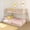 Textured Natural, variant on Now Furniture Low Bunk Bed for Kids, Twin over Full, Engineered Wood, Embossed Natural