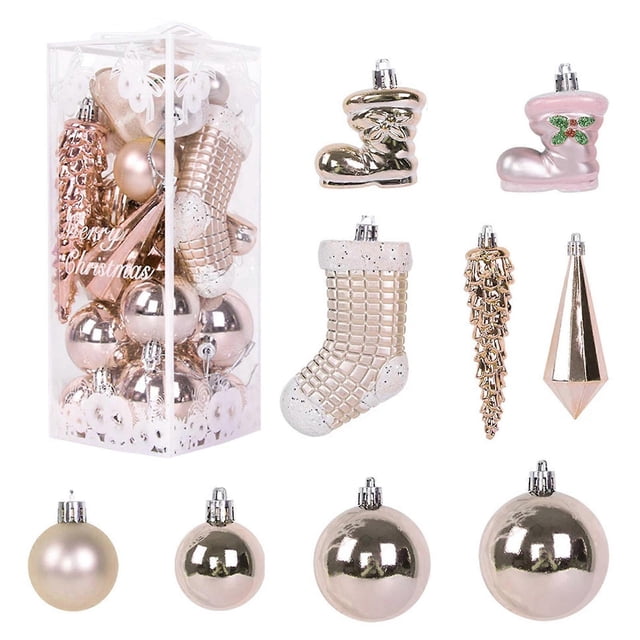Bauble Set for Tree Decoration Multifunctional Colorful Decorative Baubles Holiday Supplies
