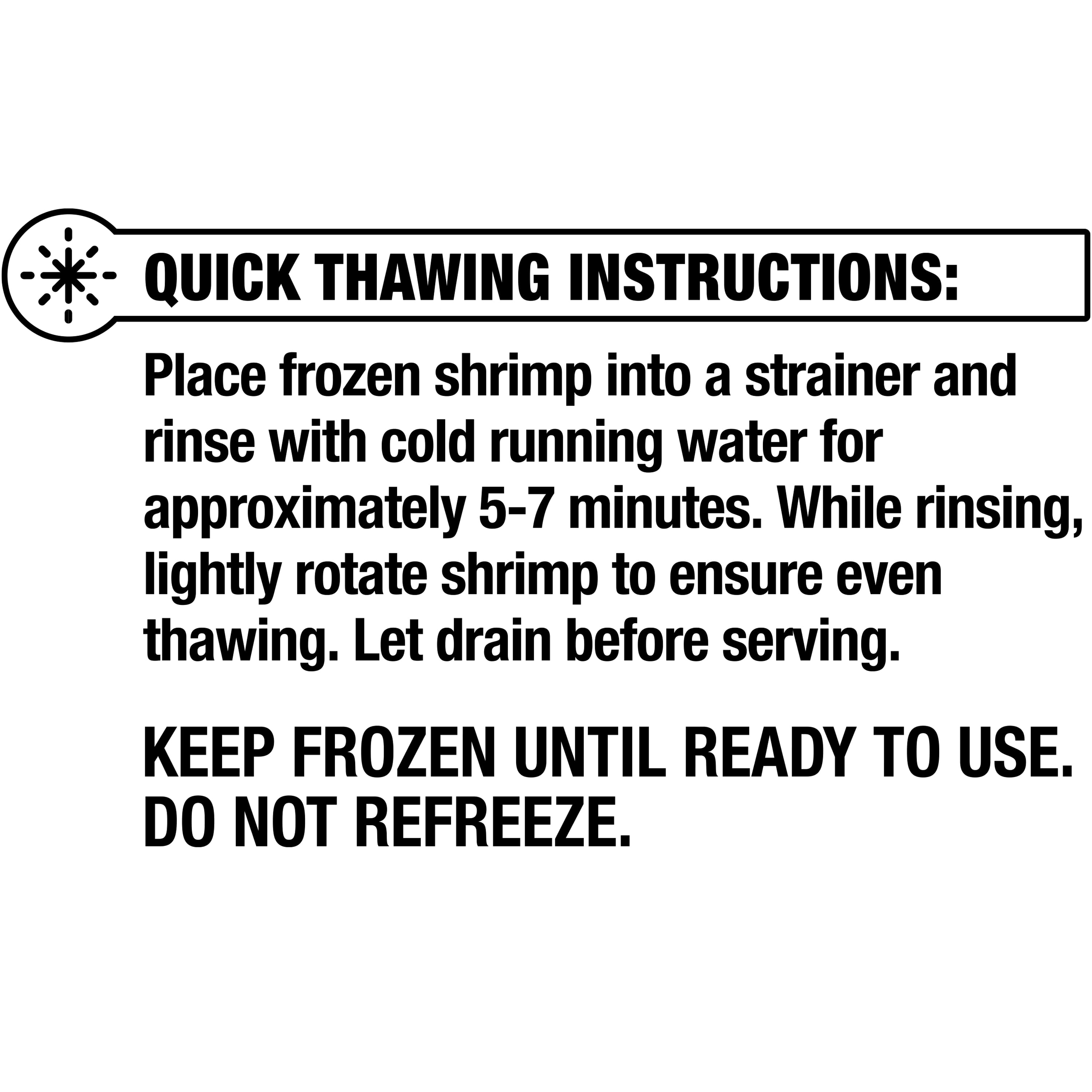 Great Value Frozen Cooked Extra Large Easy Peel Shrimp, 2 lb Bag (26 -30 Count per lb)