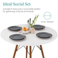 thumbnail image 3 of Juego de comedor Best Choice Products Compact Mid-Century de 5 piezas, 3 of 7
