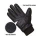 thumbnail image 3 of Guantes térmicos, guantes de invierno de cuero para hombre, gruesos, cálidos, con forro polar, resistentes al viento y al frío, guantes para pantalla táctil para ciclismo, conducción,, 3 of 5