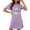 Purple, variant on Miqool Nightgowns for Women Cute Christmas Print T Shirt Dresses Casual Short Sleeve Loose Fit Lounge Shirt Dress Nightgowns