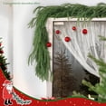 thumbnail image 5 of Guvpev 5FT Artificial Norfolk Pine Christmas Garland - Realistic Green Faux Greenery Garland for Christmas, Table Centerpiece, Fireplace, Mantel, Window, Stairs, Indoor Outdoor Holiday Decor, 5 of 13