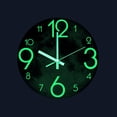 thumbnail image 3 of 30cm Large Round Modern Luminous Wall Clock The Stick Clocks Moon, 3 of 6