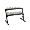 thumbnail image 2 of BalanceFrom 2-Tier Easy-Grab Dumbbell Rack Multi-Level Weight Storage Organizer for Home Gym, 600-Pound Capacity, 2 of 6