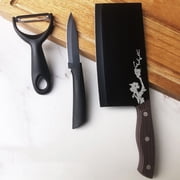 3-Piece Stainless Steel Kitchen Knife Set – Chef, Paring, Fruit Knives